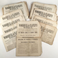 Woodhull &amp; Claflin’s Weekly.New York: 8 Feb. 1873–10 June 1876. 40 newspapers (42 x 29.6 cm).